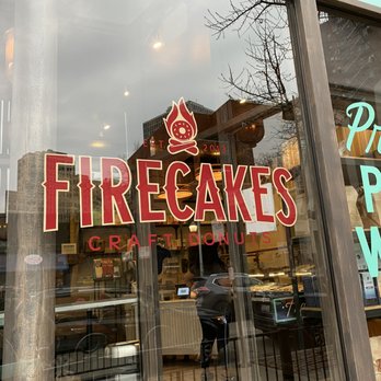 Firecakes Donuts - reflection in window - Donuts Near Me - Chicago, Illinois