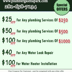 Plumbing Leak Repair Services in Galena Park