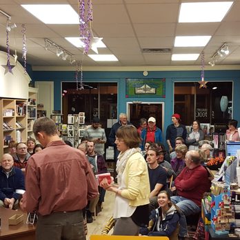 Dragonfly Books - Dragonfly Books during an in-store author event - Bookstores Near Me - Decorah, Iowa