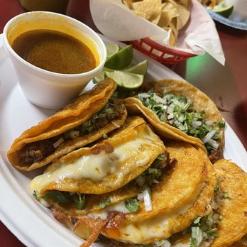 La Carreta - Quesabirria tacos and chorizo taco - Mexican Near Me - Green Bay, Wisconsin