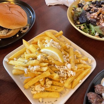 Eighteen87 - Greek fries - New American Near Me - Harbor Beach, Michigan