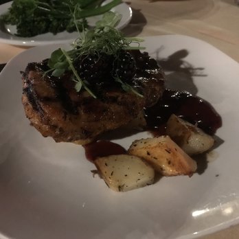 Fried Green Tomatoes - BlackBerry Pork Ribeye - Steakhouses Near Me - Galena, Illinois