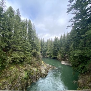 Lucia Falls - From the bridge - Recreation Centers Near Me - Yacolt, Washington