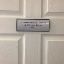 Rockland Physical Therapy & Wellness Center - Our front door!
