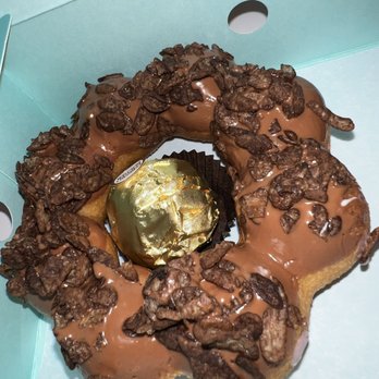 Bonepi Mochiland - Dark Chocolate Donut closeup - Donuts Near Me - West New York, New Jersey Bonepi Mochiland - Dark Chocolate Donut closeup - Donuts Near Me - West New York, New Jersey