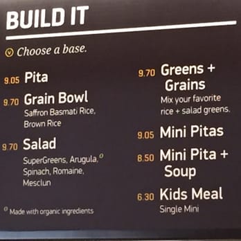 CAVA - STEP 1: Choose between rice bowl, salad, pita, or combo - Salad Near Me - Arlington, Virginia CAVA - STEP 1: Choose between rice bowl, salad, pita, or combo - Salad Near Me - Arlington, Virginia
