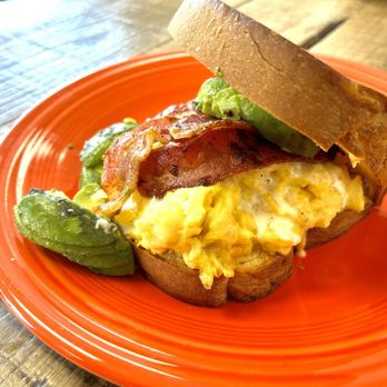 Sunny's Cafe - Side. View: Avo Egg Sandwich - Breakfast & Brunch Near Me - Rancho Cucamonga, California Sunny's Cafe - Side. View: Avo Egg Sandwich - Breakfast & Brunch Near Me - Rancho Cucamonga, California