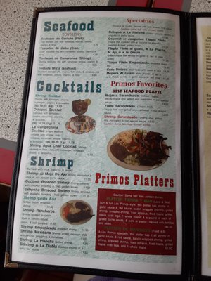 Menu photo 3 Mariscos Los Primos Enid, OK Menu photo 3 Mariscos Los Primos Enid, OK