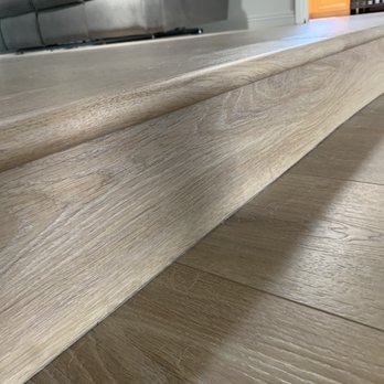 KM Custom Flooring - Nice bull nosed lip - Flooring Near Me