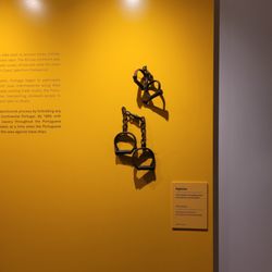 Museu de Marinha - Slavery exhibit.