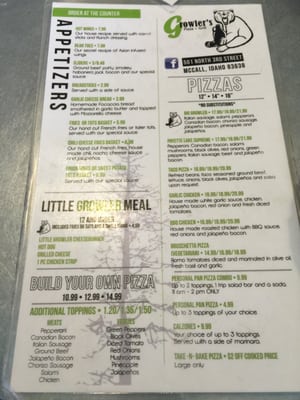 Menu photo 4 Growler's Pizza & Grill McCall, ID