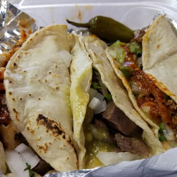 Julia's Taqueria - I always goes for the tacos, chicken followed by the tongue and steak tacos and of course that juicy pickled jalapeno! Enjoyed all three... - Mexican Near Me - Marietta, Georgia