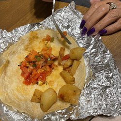 Melanie's Cafe - Papa Ranchero taco