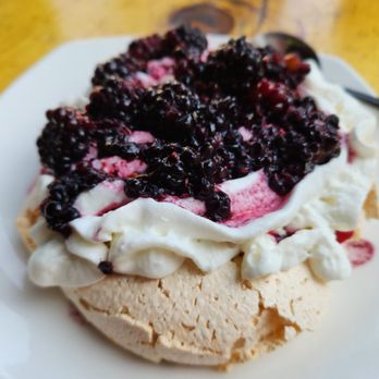 The Phoenix Cafe - Blackberry Pavlova - Bars Near Me - Bucksport, Maine The Phoenix Cafe - Blackberry Pavlova - Bars Near Me - Bucksport, Maine