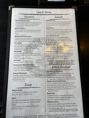 Menu photo 2 The Wharf Fort Bragg, CA