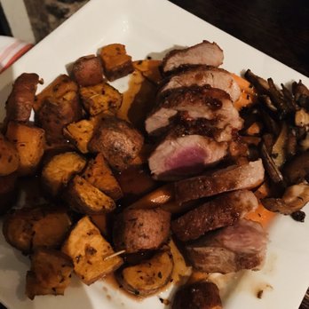 B Matthews Eatery - Duck breast with sweet potatoes - New American Near Me - Savannah, Georgia