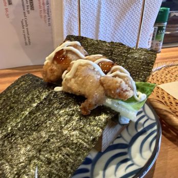 Gohan - Karaage chicken hand roll - Japanese Near Me - Honolulu, Hawaii Gohan - Karaage chicken hand roll - Japanese Near Me - Honolulu, Hawaii