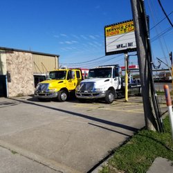 Bernard's Towing and Service Center - The front view of Bernards