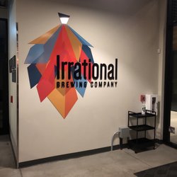 Irrational Brewing Company - I love the artist geometric look on this hoppy logo