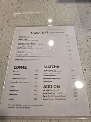 Menu photo 5 Cafe Eclado Artesia, CA