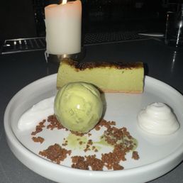 Matcha Cheesecake Brûlée Matcha Cheesecake Brûlée