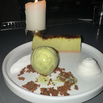 S.K.Y. - Matcha Cheesecake Brûlée - New American Near Me - Chicago, Illinois S.K.Y. - Matcha Cheesecake Brûlée - New American Near Me - Chicago, Illinois