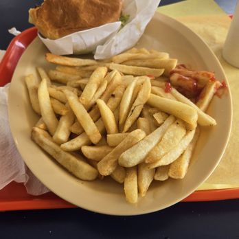 Ortega's Char Burgers - The fries covered over half my plate...and this was after I ate a handful. - Burgers Near Me - Bakersfield, California Ortega's Char Burgers - The fries covered over half my plate...and this was after I ate a handful. - Burgers Near Me - Bakersfield, California