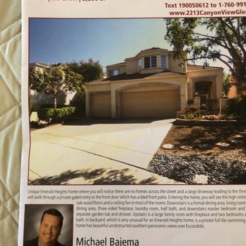 Michael Bajema - HomeSmart Realty West - Our new lovely home Mike helped us to get by working hard with his sellers. - Real Estate Agents Near Me - Carlsbad, California