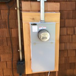 APG Electric - New Siemens panel all trimmed out in Sebastopol.