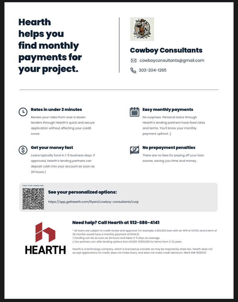 Slide of Cowboy Consultants