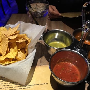 Cielo Mexican Restaurant - Complimentary tortilla chips with 4 different sauces!! - Mexican Near Me - Braintree, Massachusetts
