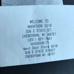 Marathon Gas - Next Door Store - Store info