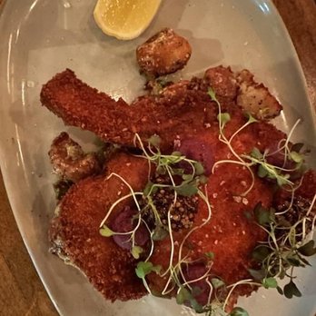 The Monroe - Pork schnitzel - New American Near Me - Orlando, Florida The Monroe - Pork schnitzel - New American Near Me - Orlando, Florida