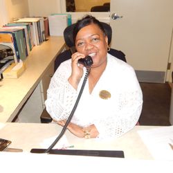 Melrose Gardens - Our wonderful receptionist, Jacquie!