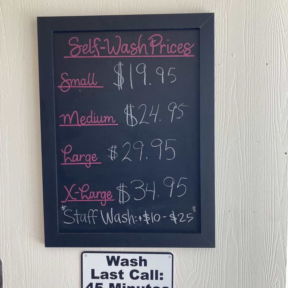 Bitches N Bubbles - The self wash rates . If you wash your dog yourself you can still ask them to add on other stuff like , teeth cleaning ect - Pet Groomers Near Me - Long Beach, California Bitches N Bubbles - The self wash rates . If you wash your dog yourself you can still ask them to add on other stuff like , teeth cleaning ect - Pet Groomers Near Me - Long Beach, California