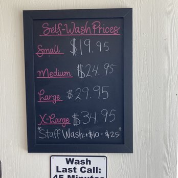 Bitches N Bubbles - The self wash rates . If you wash your dog yourself you can still ask them to add on other stuff like , teeth cleaning ect - Pet Groomers Near Me - Long Beach, California Bitches N Bubbles - The self wash rates . If you wash your dog yourself you can still ask them to add on other stuff like , teeth cleaning ect - Pet Groomers Near Me - Long Beach, California