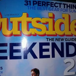 Outside Magazine - Lame cover shot of disappointing edition.