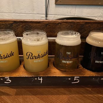 The Parkside Brewery - A flight for 8.50 - Breweries Near Me - Port Moody, British Columbia