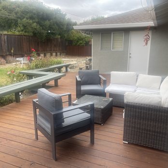 Superior Decks - Completed deck with new furniture! We love it so much and spend a lot of time out here now... - Decks & Railing Near Me - Pleasant Hill, California