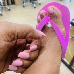 Gel nails & pedicure from 4/14. No damage to cuticles. Great outcome
