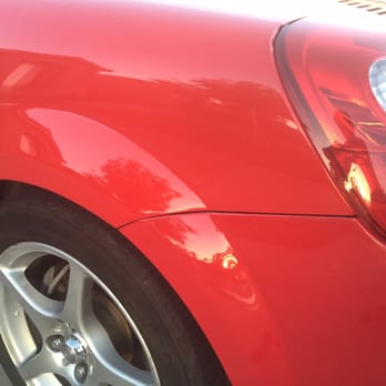 Palm Valley Autobody - Dent fixed and area resprayed. Looks Flawless! - Body Shops Near Me - Thousand Palms, California Palm Valley Autobody - Dent fixed and area resprayed. Looks Flawless! - Body Shops Near Me - Thousand Palms, California