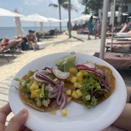Lunch poolside tacos Lunch poolside tacos