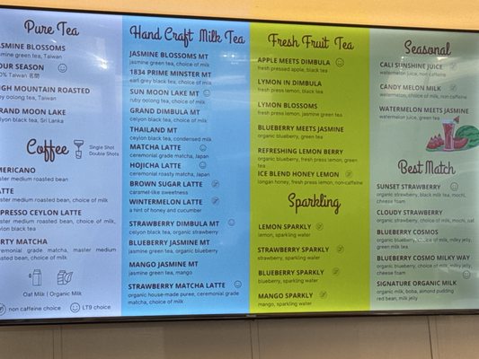 Menu photo 1 LT9 Tea Blends Pasadena, CA
