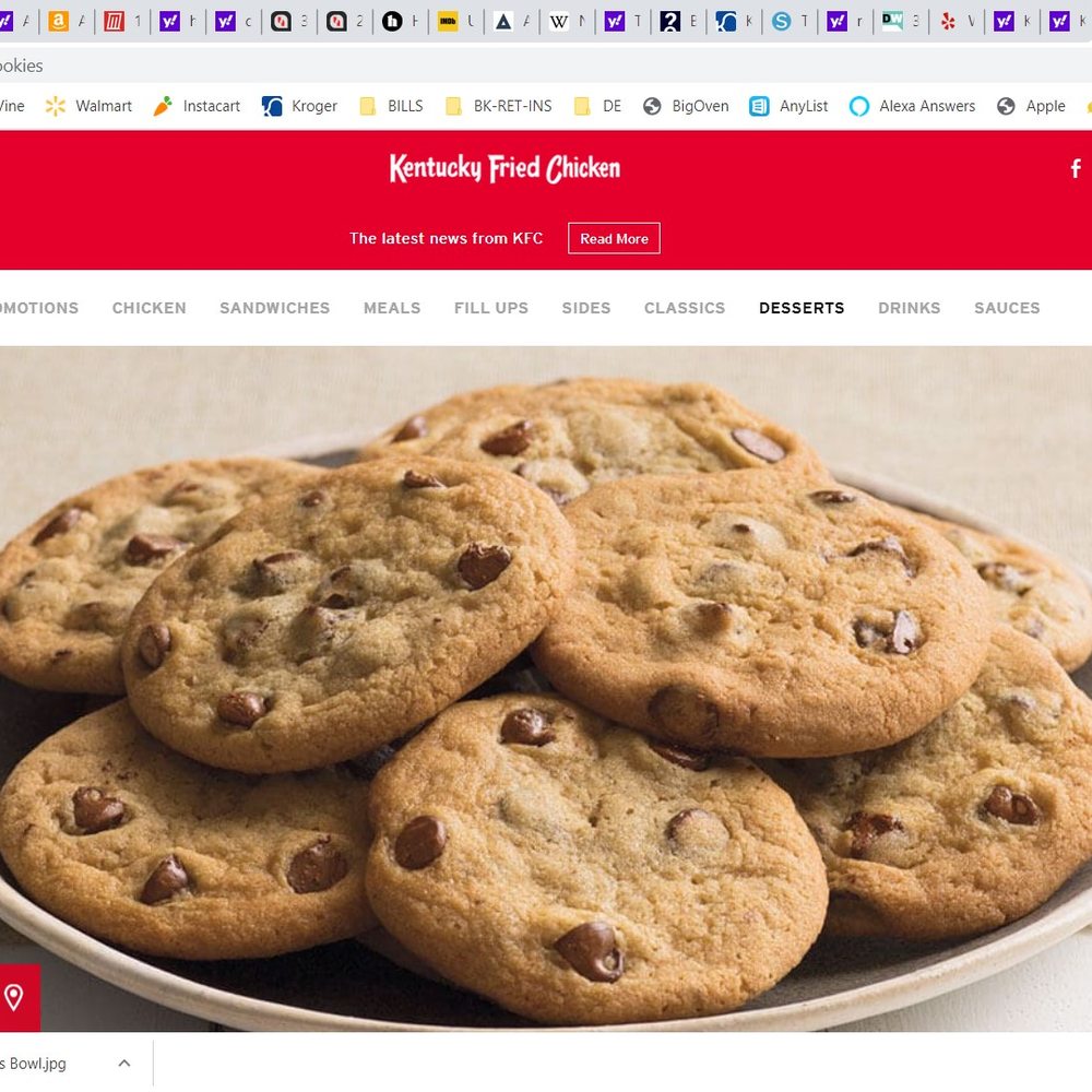 KFC - Cookie Picture from KFC - Fast Food Near Me - Columbia, Tennessee KFC - Cookie Picture from KFC - Fast Food Near Me - Columbia, Tennessee