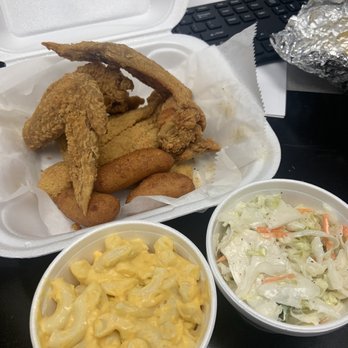 Sam's Southern Eatery - 2 Fish and 2 Whole Wings - Seafood Near Me - Durham, North Carolina Sam's Southern Eatery - 2 Fish and 2 Whole Wings - Seafood Near Me - Durham, North Carolina