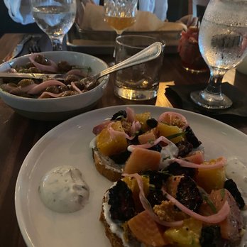 Brick & Barrel Gastropub - Smørrebrød and potato salad - Whiskey Bars Near Me - Jupiter, Florida Brick & Barrel Gastropub - Smørrebrød and potato salad - Whiskey Bars Near Me - Jupiter, Florida