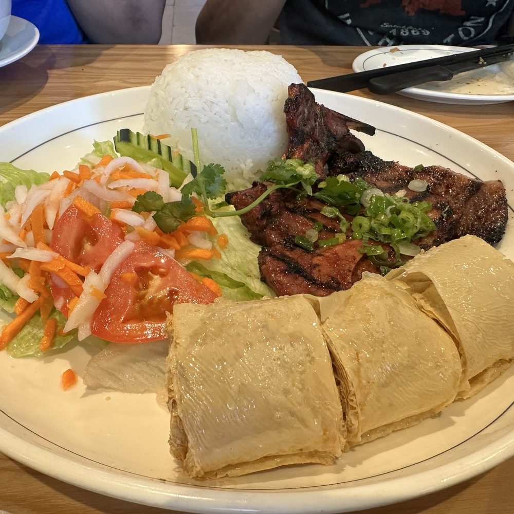 Eat More Pho - Pork chop and fish cake with rice - Vietnamese Near Me - Sunnyvale, California Eat More Pho - Pork chop and fish cake with rice - Vietnamese Near Me - Sunnyvale, California