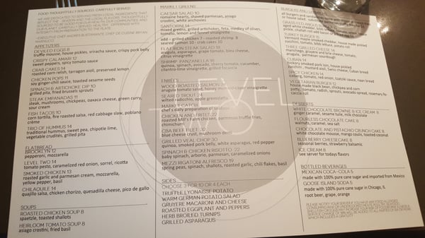 Menu photo 8 Level Two Restaurant Chicago, IL