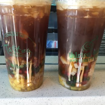 Tastea - Our favorites: large 32 oz Tootea Fruitea: black tea, jackfruit, Logan, lychee bits, honey boba :) - Juice Bars & Smoothies Near Me - Garden Grove, California Tastea - Our favorites: large 32 oz Tootea Fruitea: black tea, jackfruit, Logan, lychee bits, honey boba :) - Juice Bars & Smoothies Near Me - Garden Grove, California