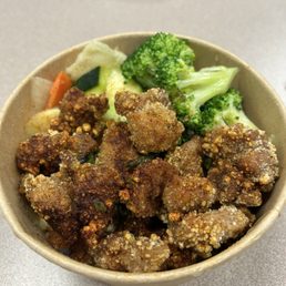 Spicy Popcorn Chicken Bowl Spicy Popcorn Chicken Bowl